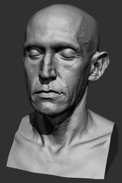 Escaneo facial masculino